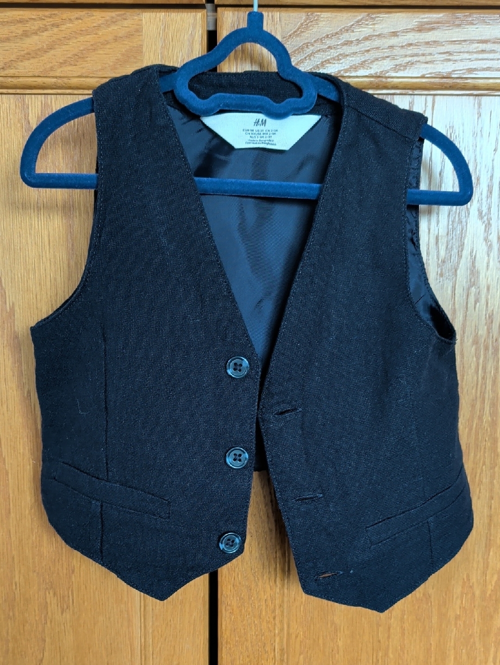 H&M Navy Vest And Pants